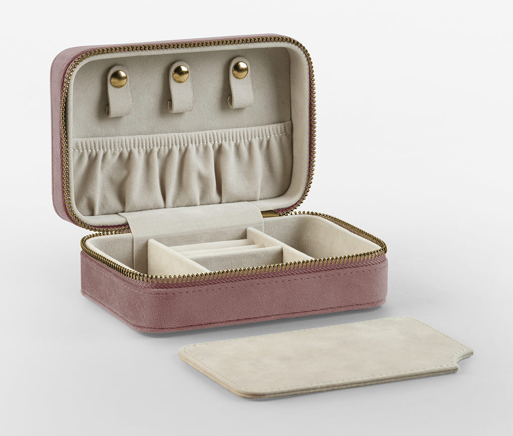 VELVET JEWELLERY CASE