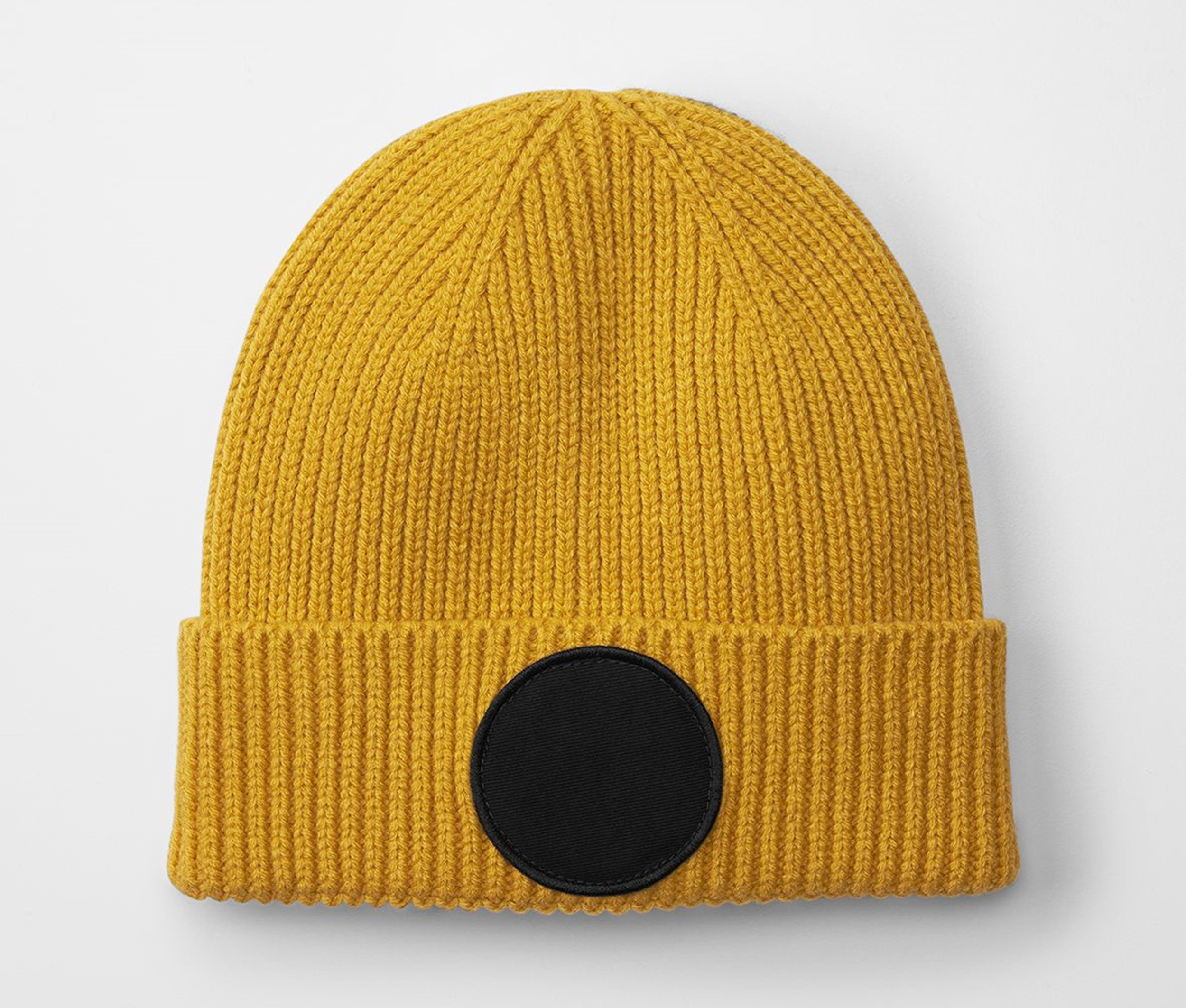 CIRCULAR FASHION PATCH BEANIE