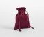 VELVET GIFTBAG WITH RIBBON DRAWSTRING